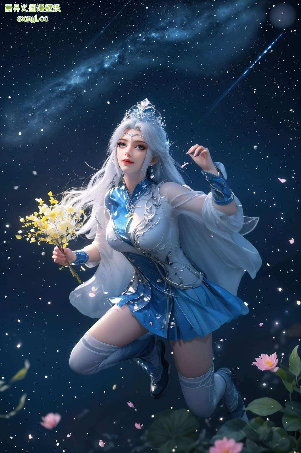 嘿这款AI创造的炫彩壁纸绝对让你眼前一亮！看这宁雨蝶