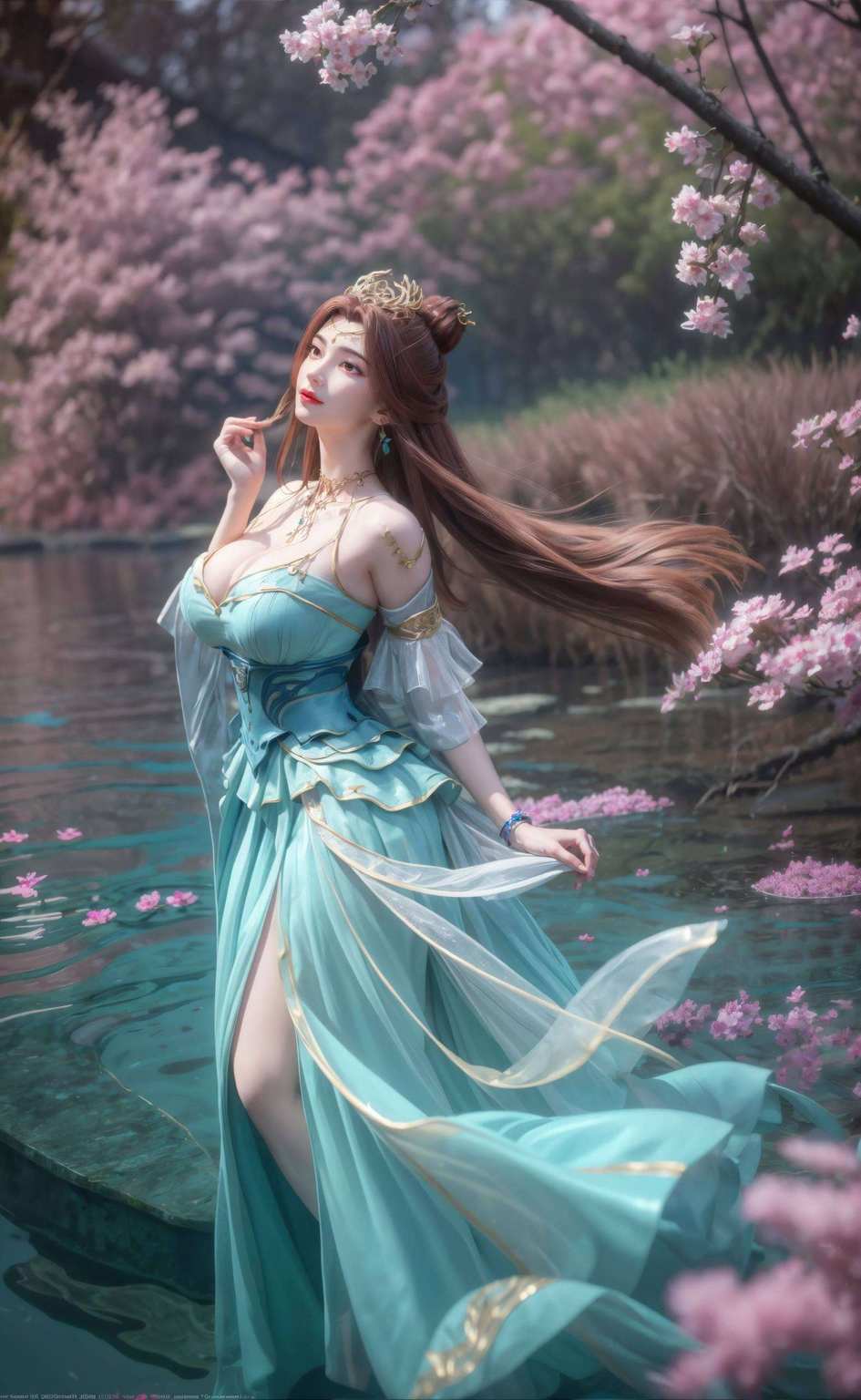 她们身着玄幻战甲身姿曼妙