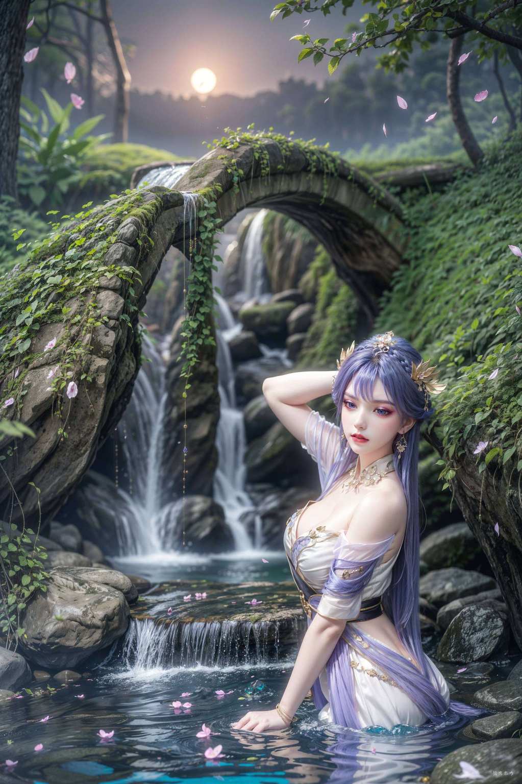 国漫美女翩翩舞天穹壁纸映