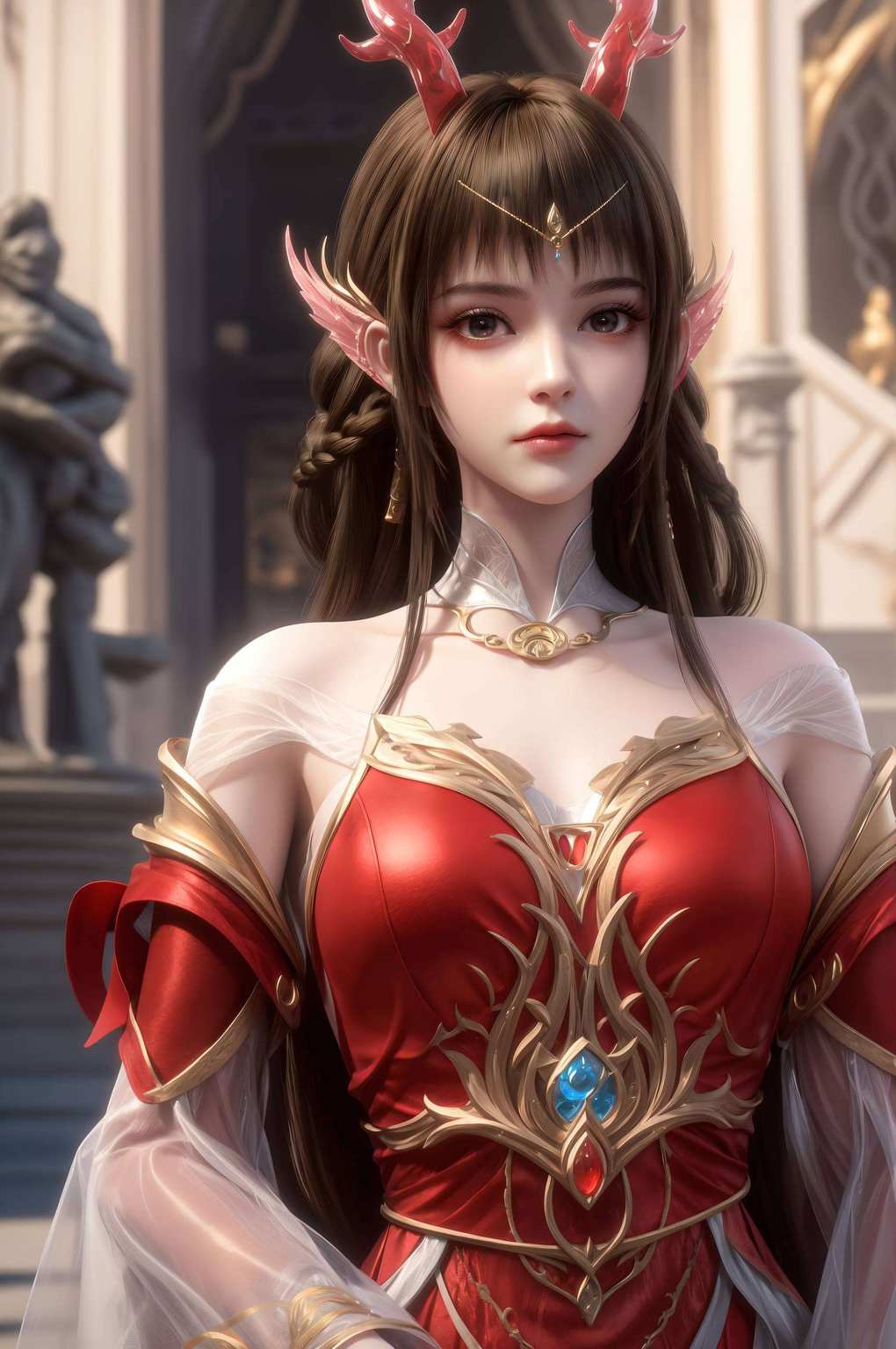 动漫美女们笑靥如花她们在玄幻的国度中百炼成神
