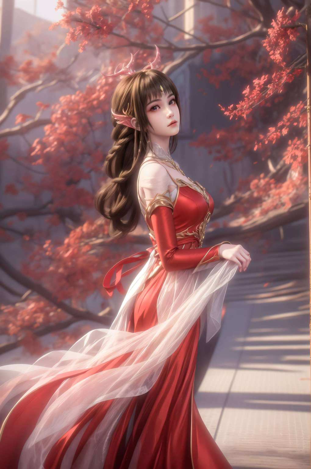 宛若仙子降临尘世动漫美女神韵尽显