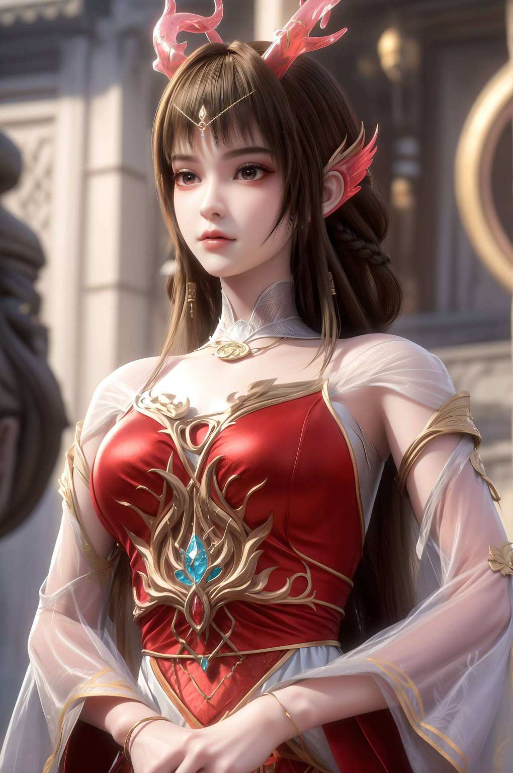 每一张4K超清壁纸她是国漫中的绝世女神