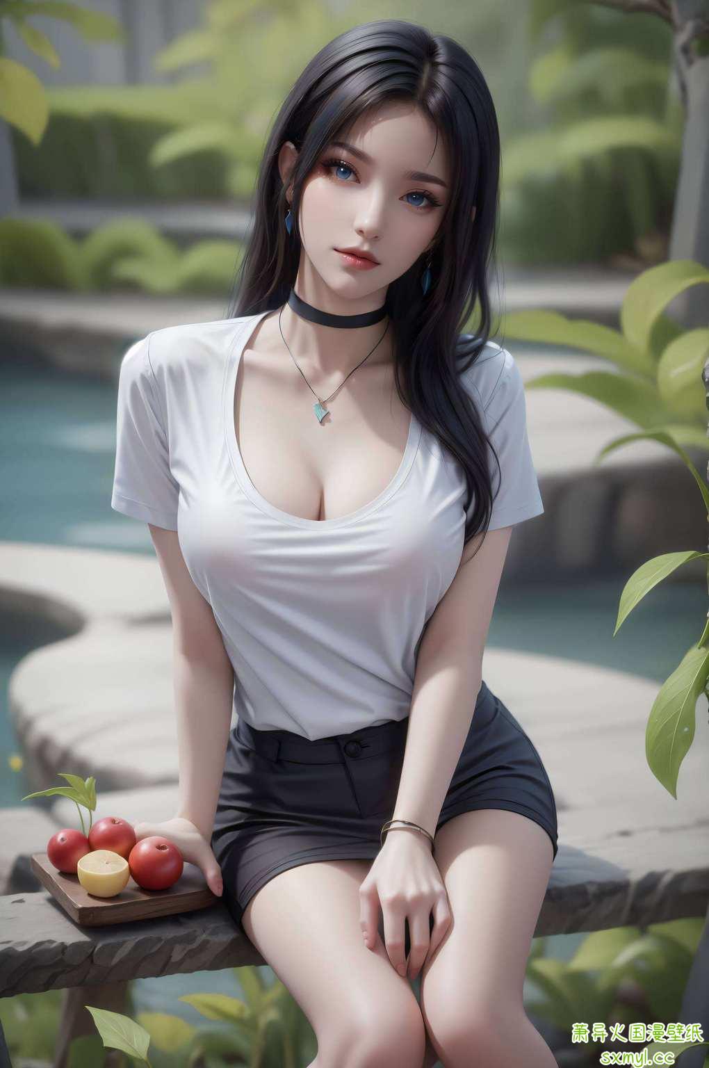 美女笑靥如花映照国漫韵
