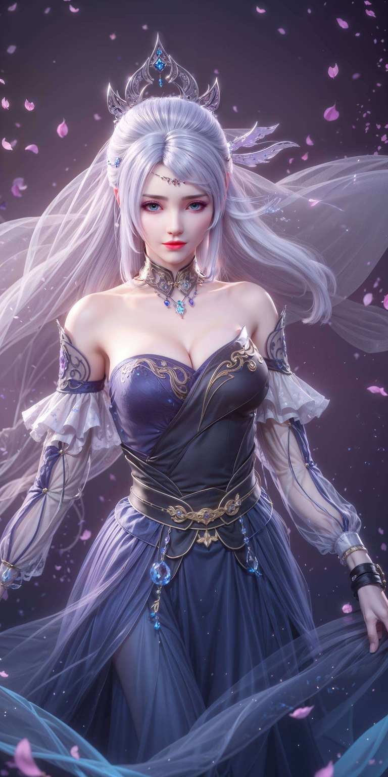 主角是我们的北灵少女洛璃！这款壁纸融合了国漫女神的优雅气质嘿