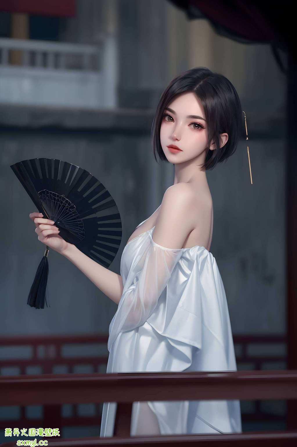 再加上她那迷人的笑容让国漫女神陪伴你每一天吧！