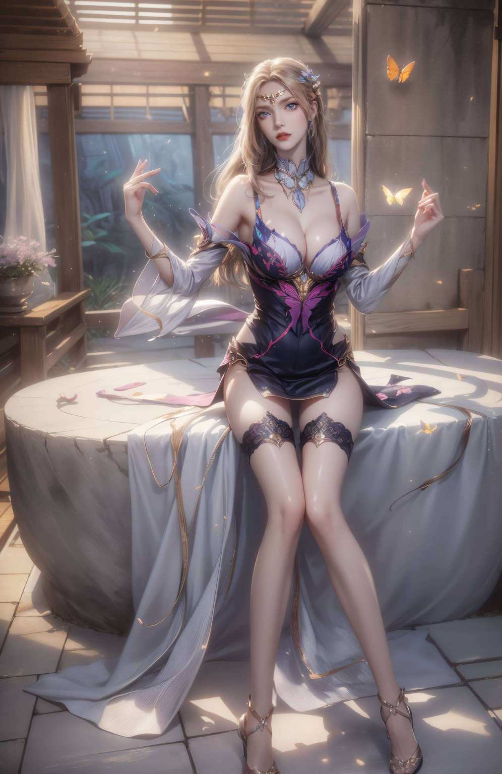 玄幻世界幻千变动漫女神舞动姿