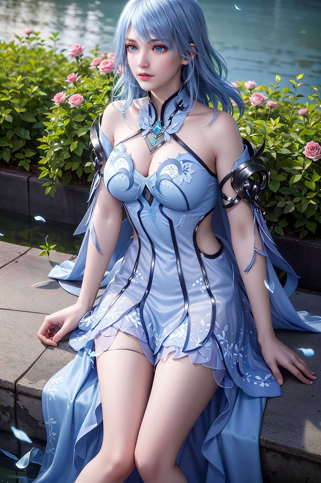 快来给你们的屏幕换个“颜”吧！这款水冰儿壁纸让你的手机也能美美哒！
