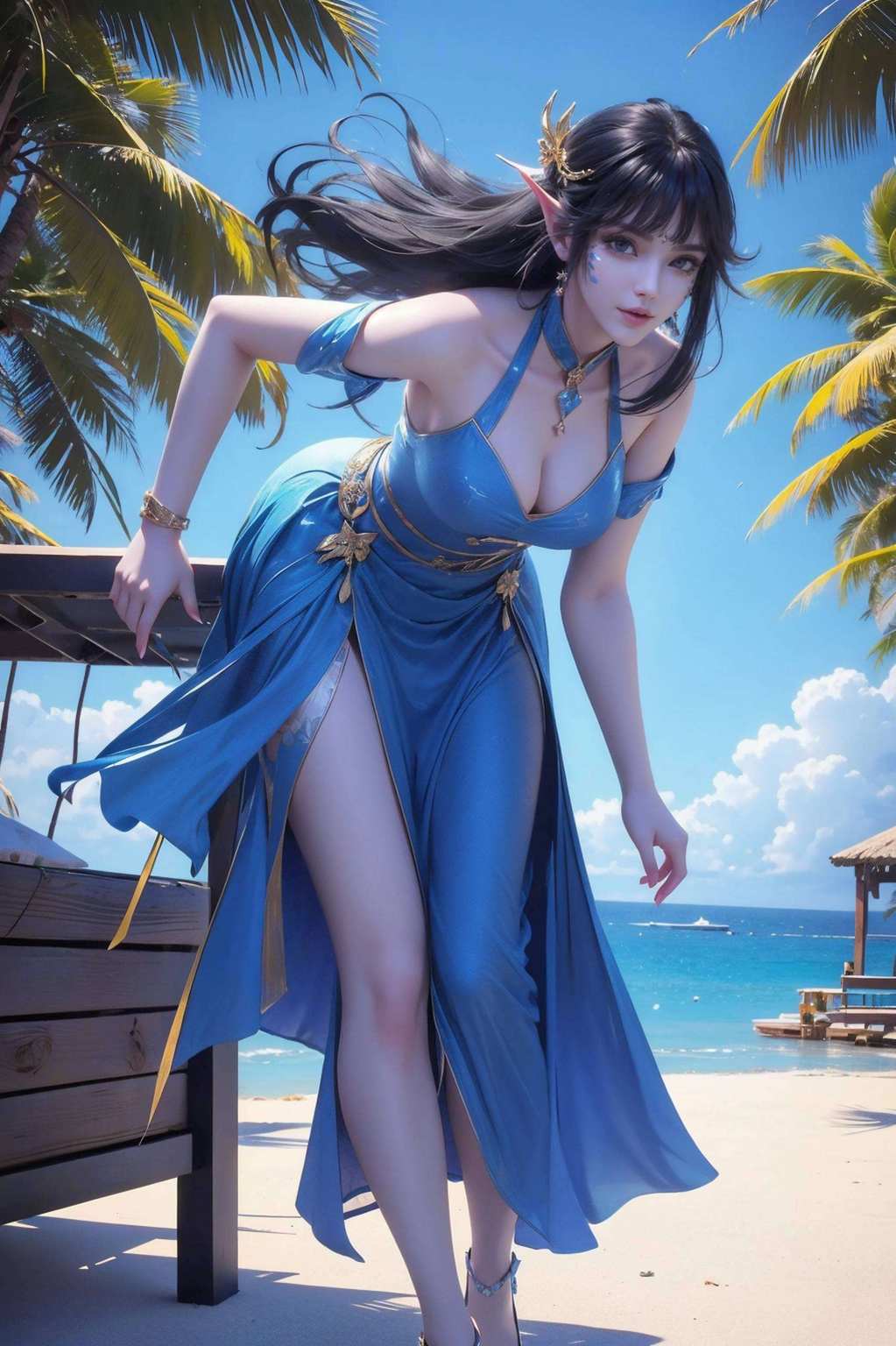 国漫女神的魅力瞬间就要霸屏你的手机啦！想象一下是不是让你的桌面瞬间玄幻升级？凤清儿朋友圈封面壁纸图