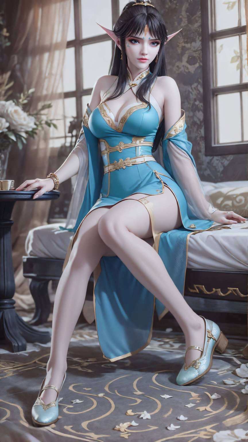 这位来自斗破苍穹的天妖凰族女神保准你每次开机都觉得自己穿越到了玄幻世界