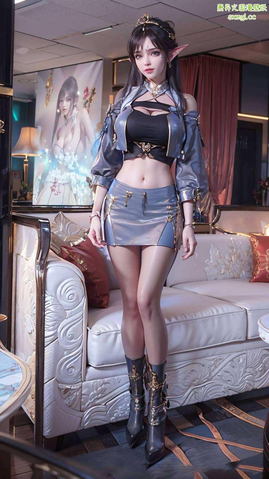 为你的电脑桌面注入无限活力！翩翩起舞的天妖凰族女神