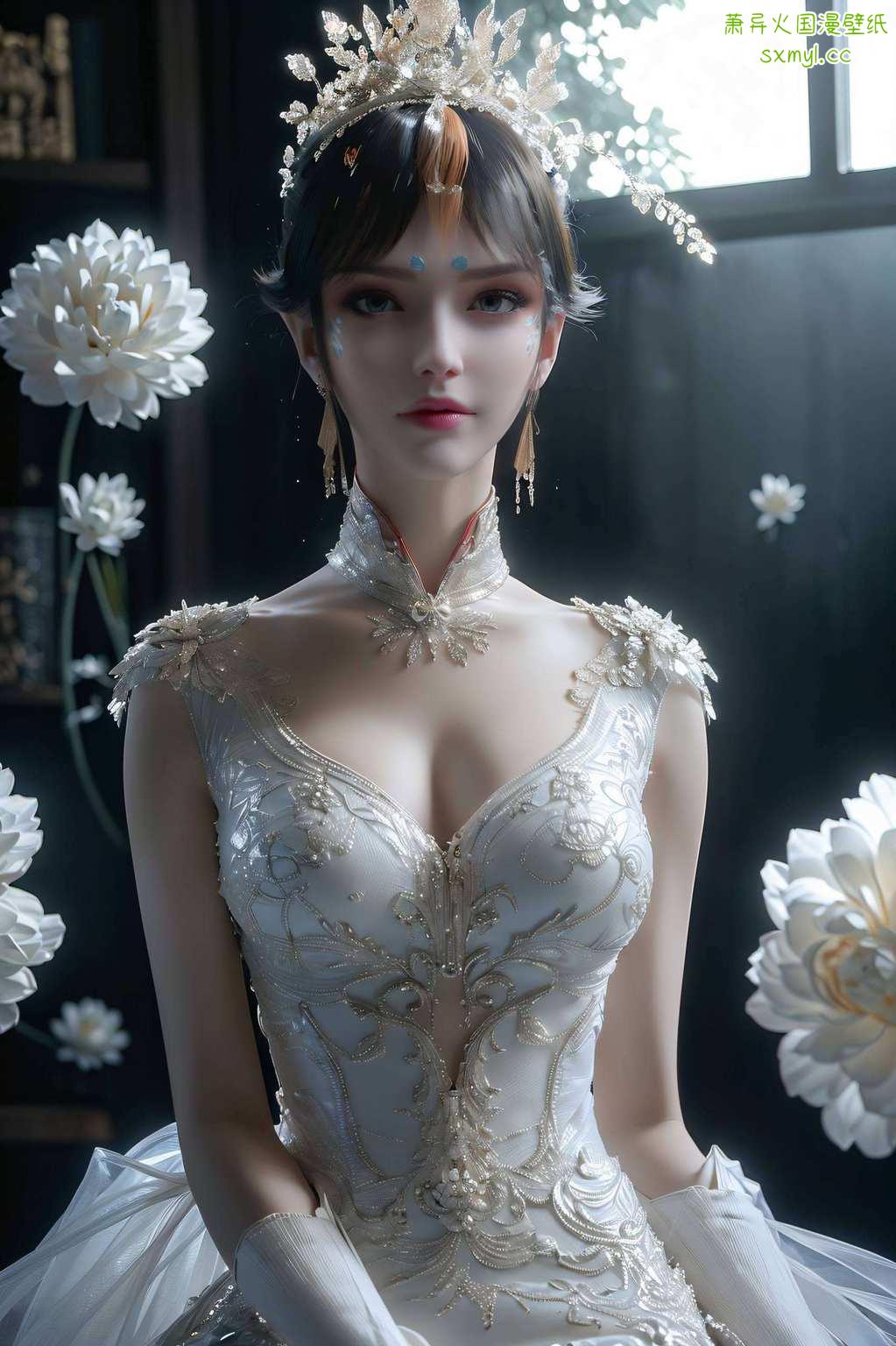 天妖凰族的小公主哦！看她的壁纸简直美得让人心跳加速！这国漫女神