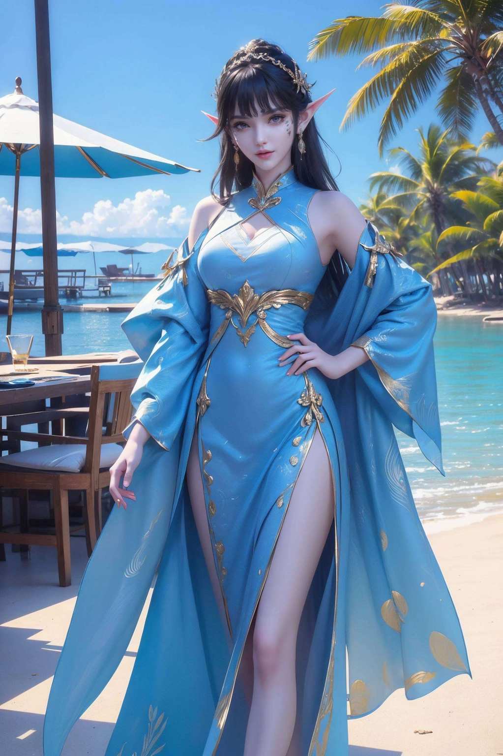每一次挥舞翅膀都仿佛能激起无尽的玄幻风云让这位国漫女神的每一次凝视