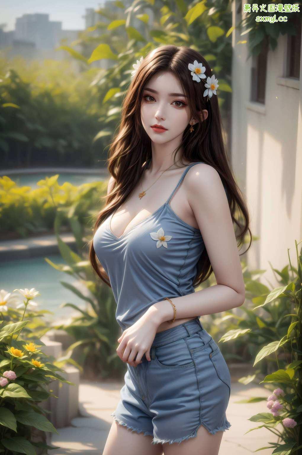 简直霸气侧漏！彩鳞、七彩吞天蟒彩鳞壁纸上的她