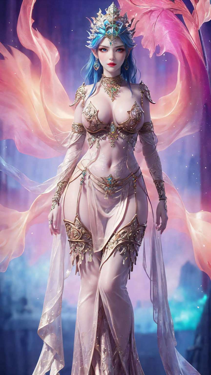 无论是美杜莎还是彩鳞这是国漫女神的气场全开