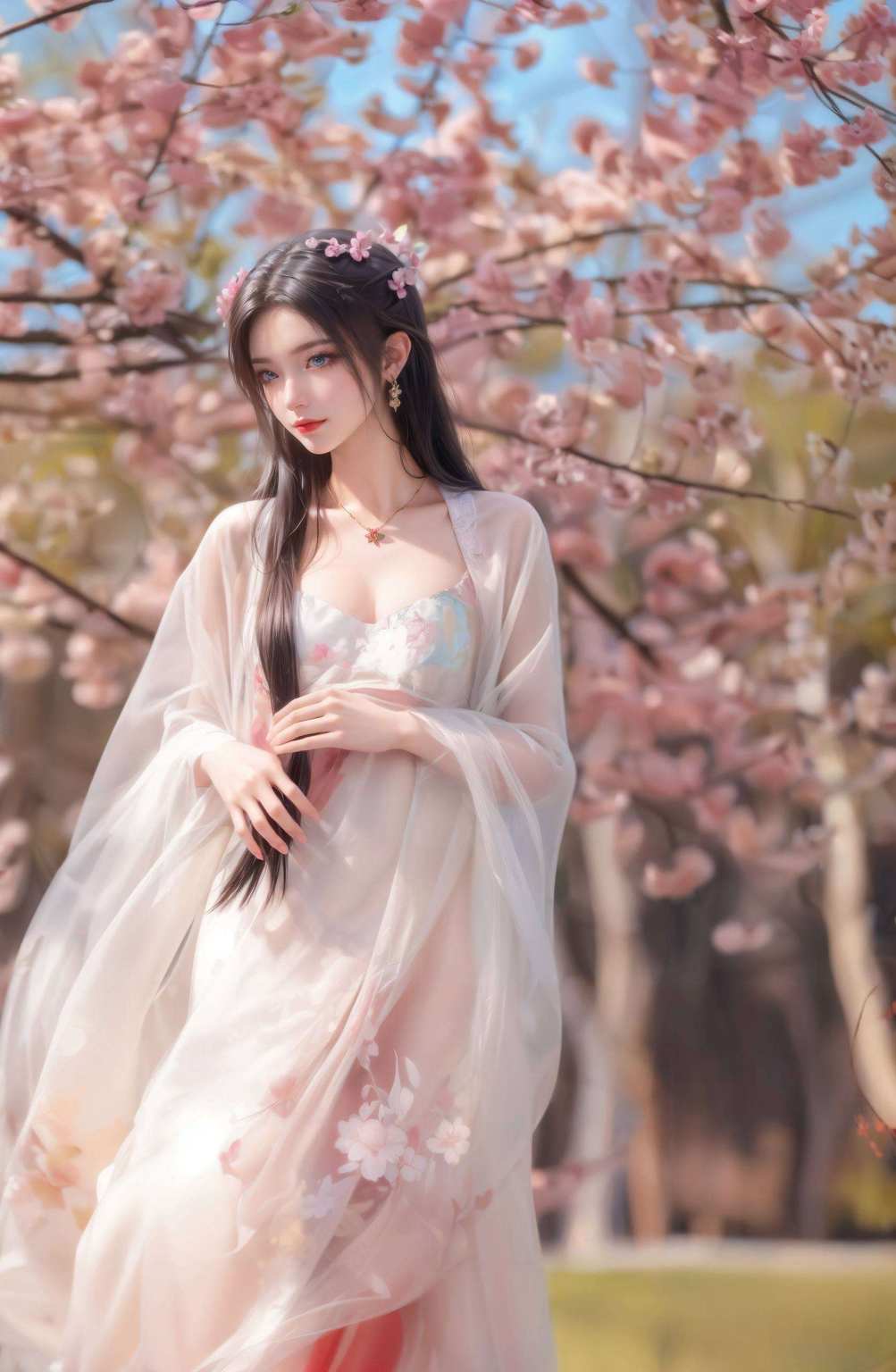 国漫女神彩鳞映屏