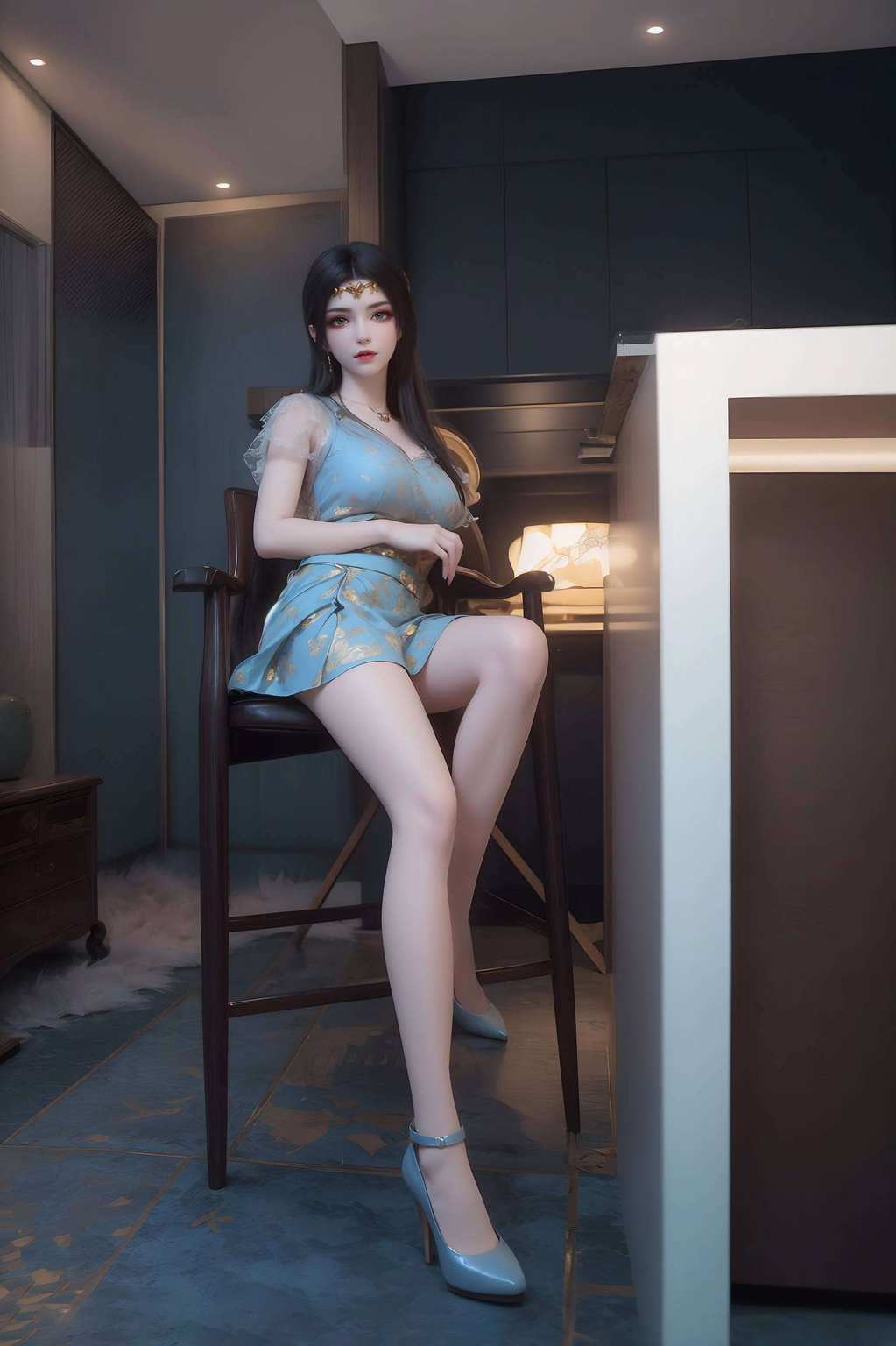 她的每一次凝视都能令人心动不已点亮电脑桌面的每一寸空间！