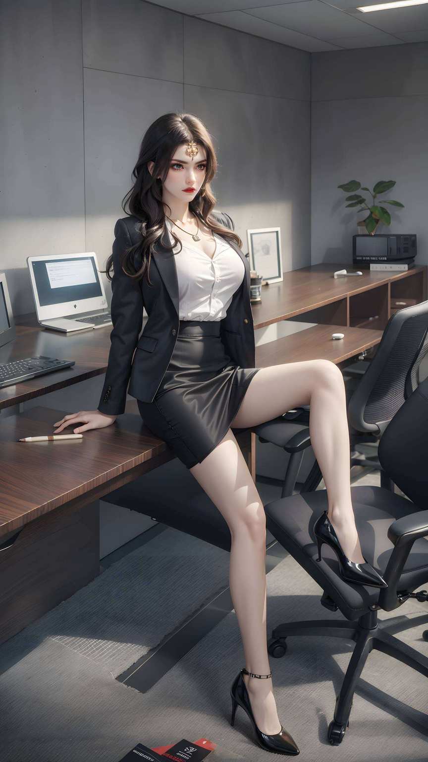 就在你的指尖舞动！电脑桌面也跟着霸气侧漏！斗破苍穹里的蛇女大人
