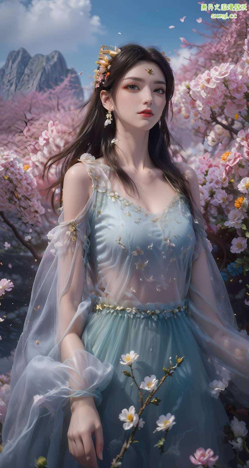 吞天蟒舞彩鳞辉美杜莎凝眸救萧炎,国漫壁纸映玄幻