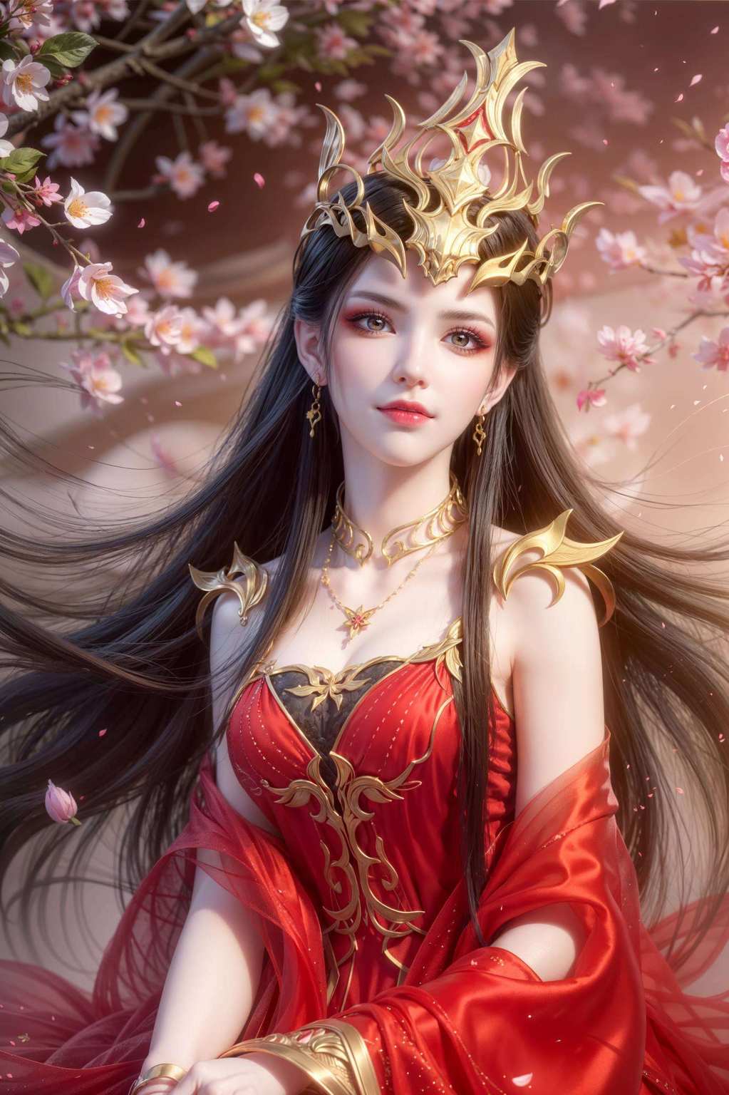 七彩吞天蟒的化身以其1080p高清壁纸震撼亮相！她是彩鳞之主