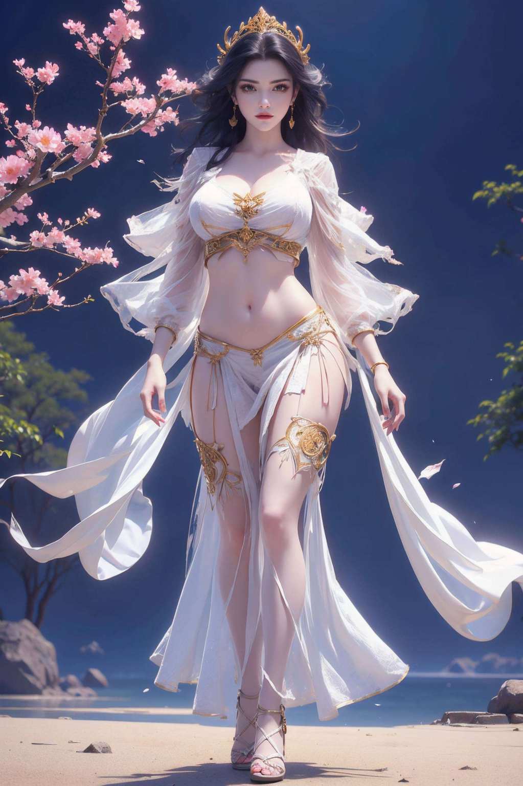 嘻嘻想换壁纸啦？瞧瞧这些美得让人心跳加速的国漫女神壁纸！斗破苍穹里的彩鳞