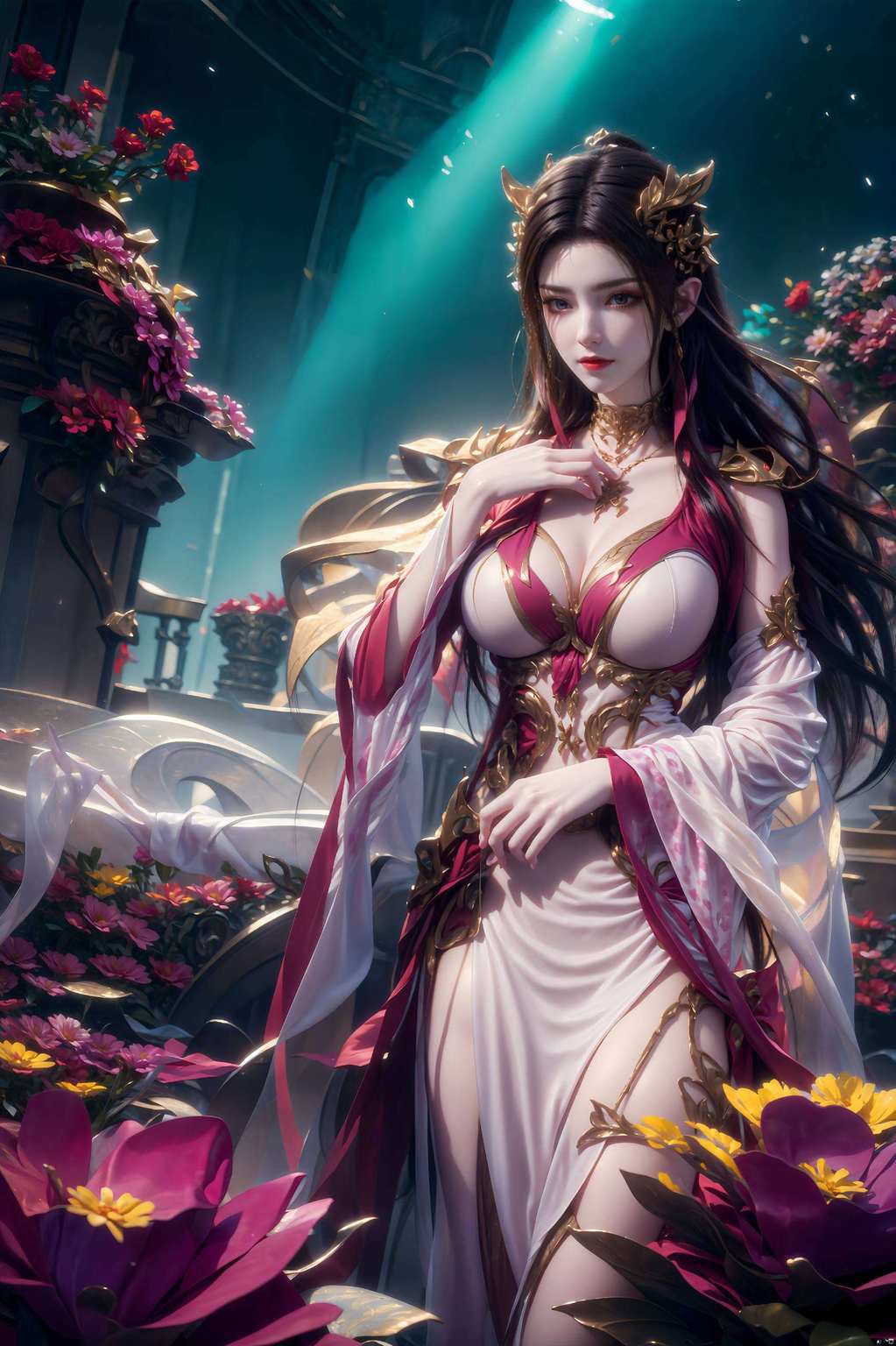 令人一见难忘七彩吞天蟒环绕