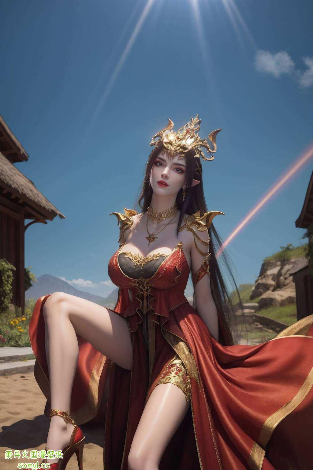 美杜莎的冷艳与萧炎的热血交织斗破苍穹的世界里
