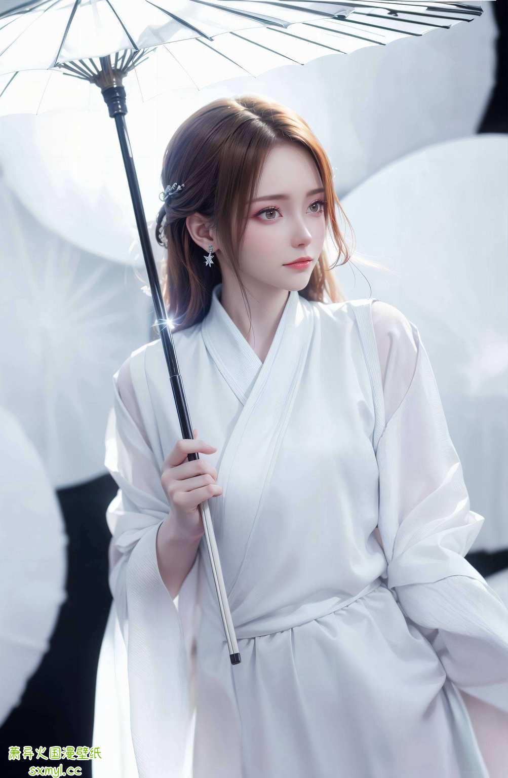 这款AI图片模型壁纸简直美得不像话！看那纳兰嫣然的美貌快来为你的平板换上这抹古韵吧！