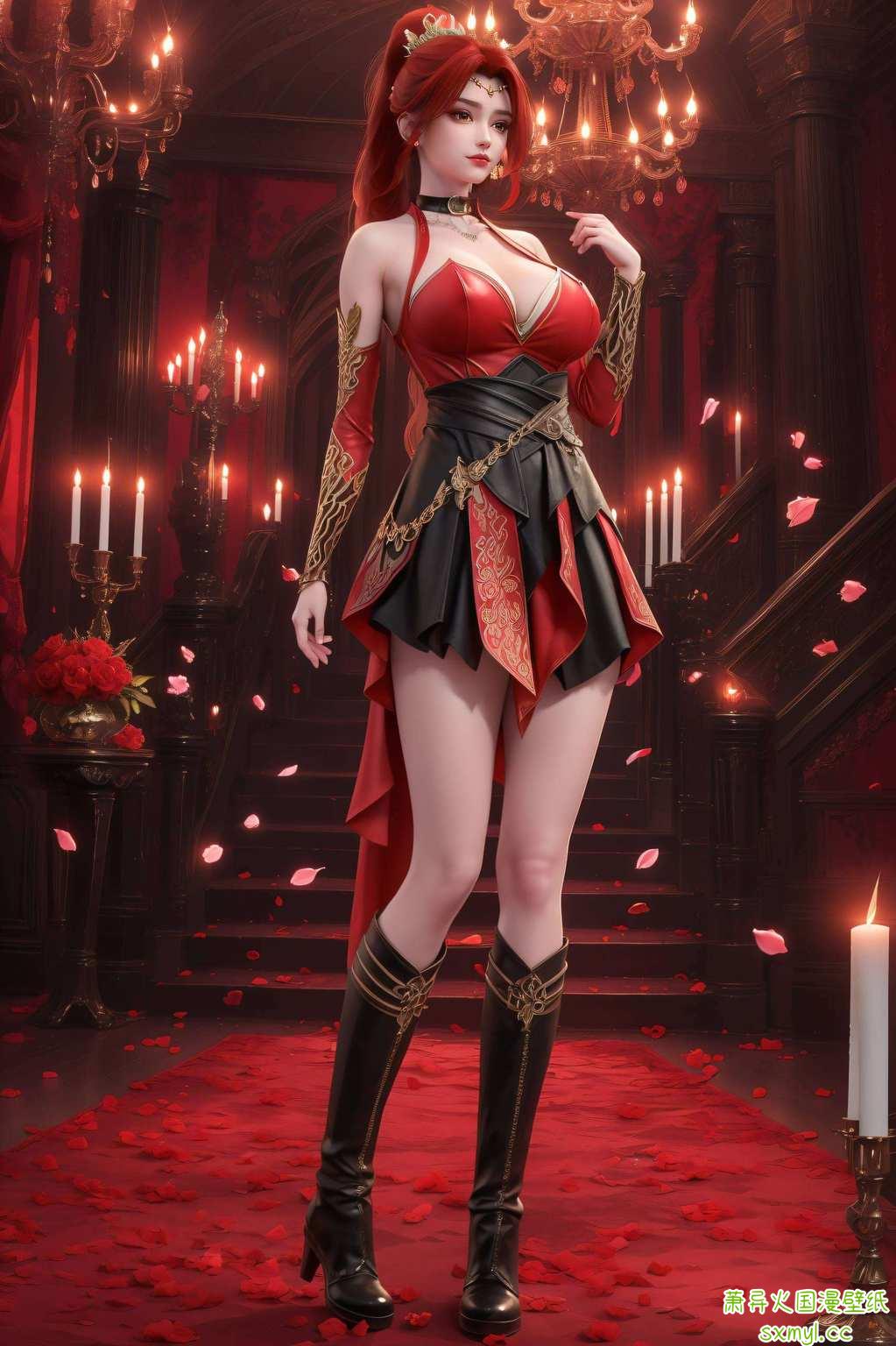 今天给大家介绍一款超燃的电脑壁纸！😉 瞧瞧这位国漫女神——唐火儿她可是《斗破苍穹》里的一位麻辣小妞哦！身着焚炎谷的特色服饰
