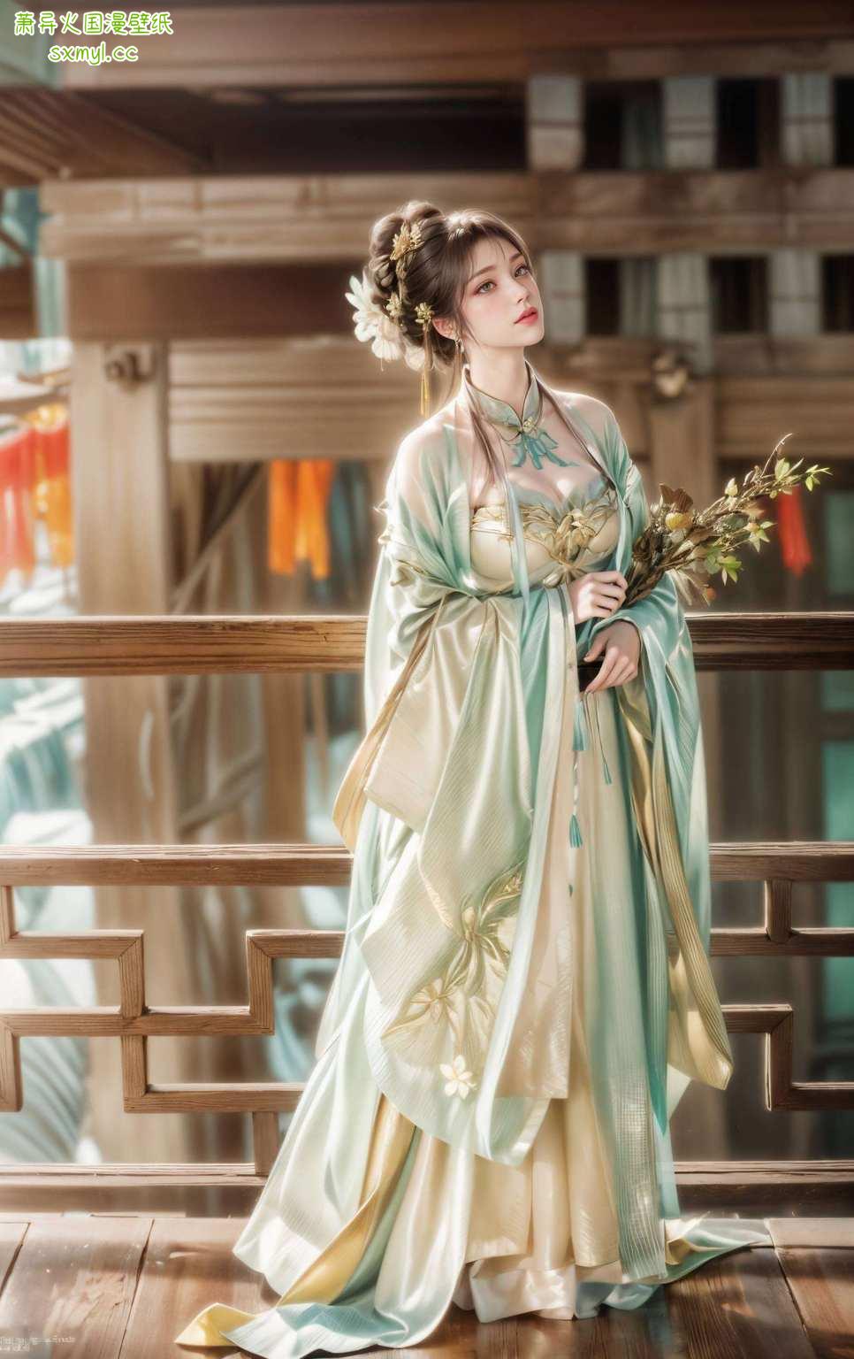 更是实力派女神穿上古族服饰的熏儿