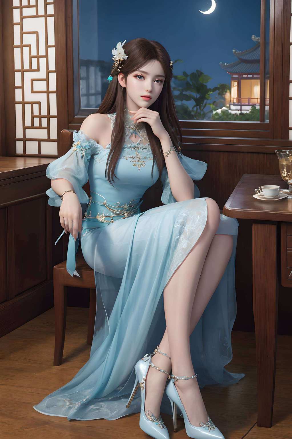 智慧绝伦美艳动人