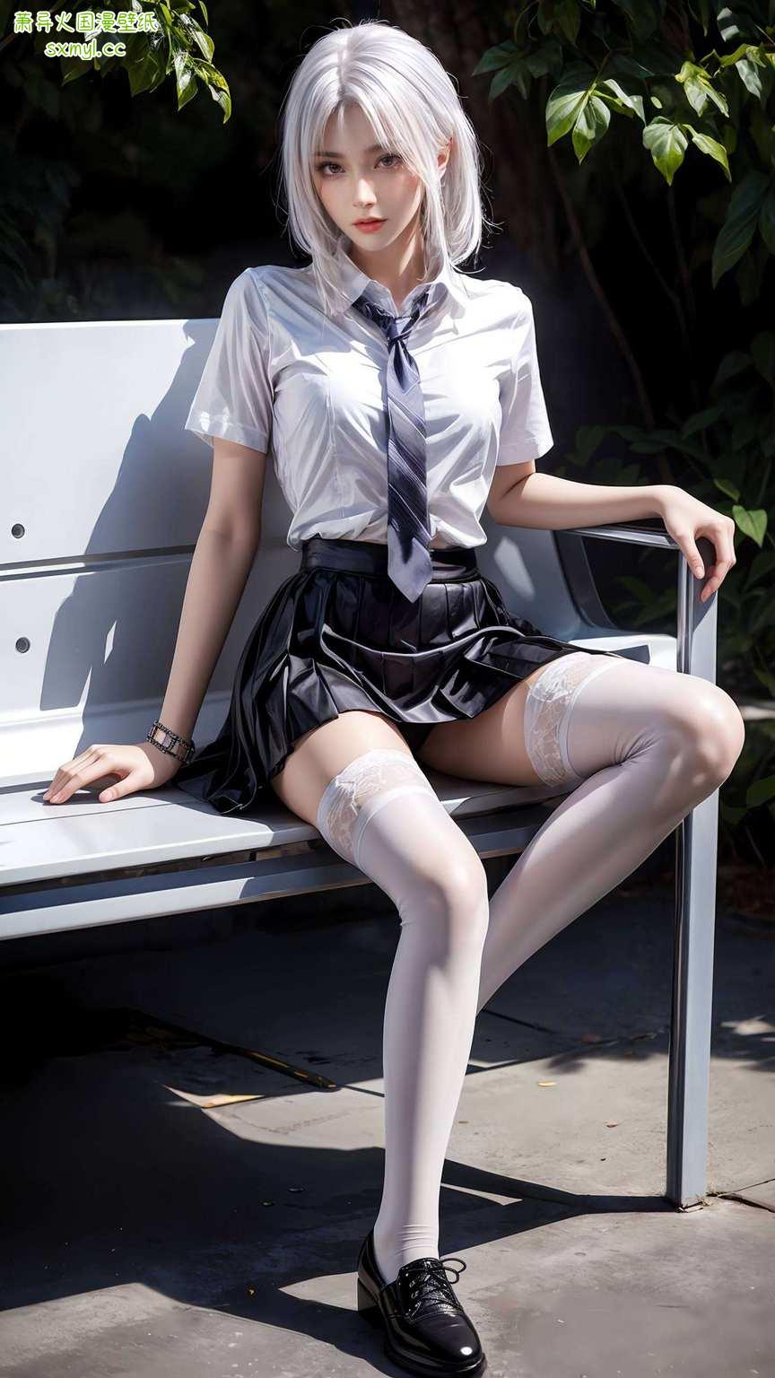 国漫美女图中藏一窥仙境心自想