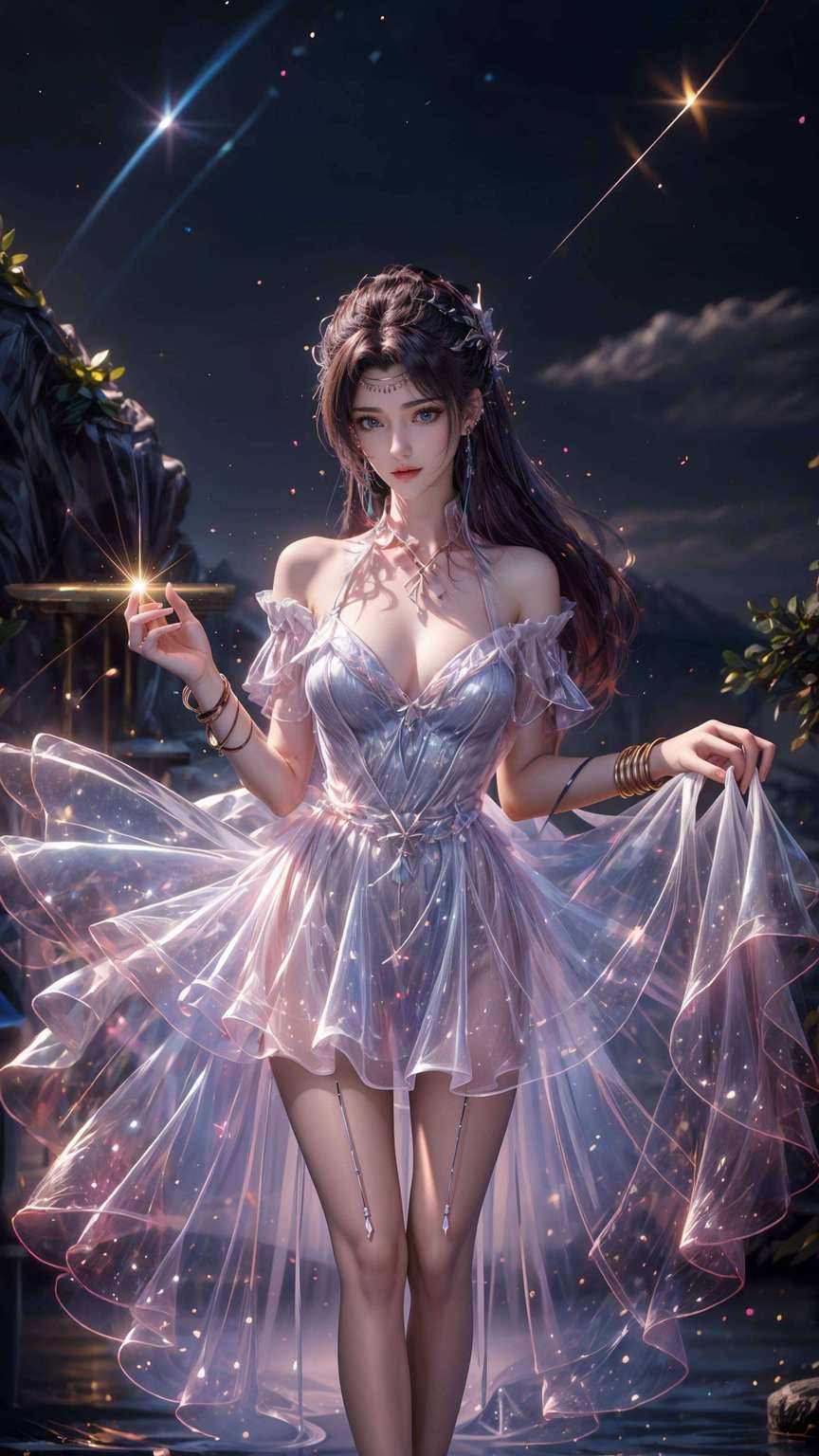 桌面瞬间提升好几个档次！玄幻世界里的一抹清新国漫女神的代表