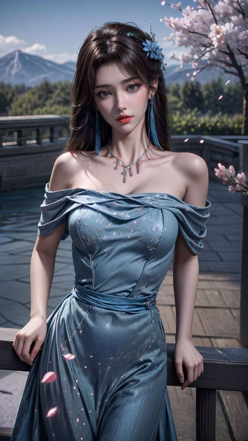 那气场更是让人忍不住想喊一声“女神大人！”嘻嘻不仅美得让人合不拢眼
