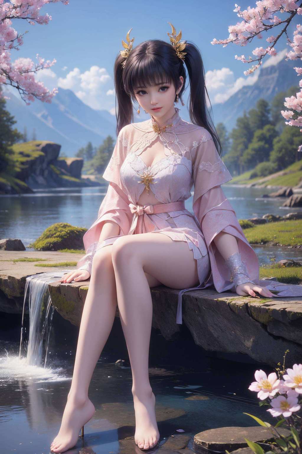 翩若惊鸿紫妍仙子