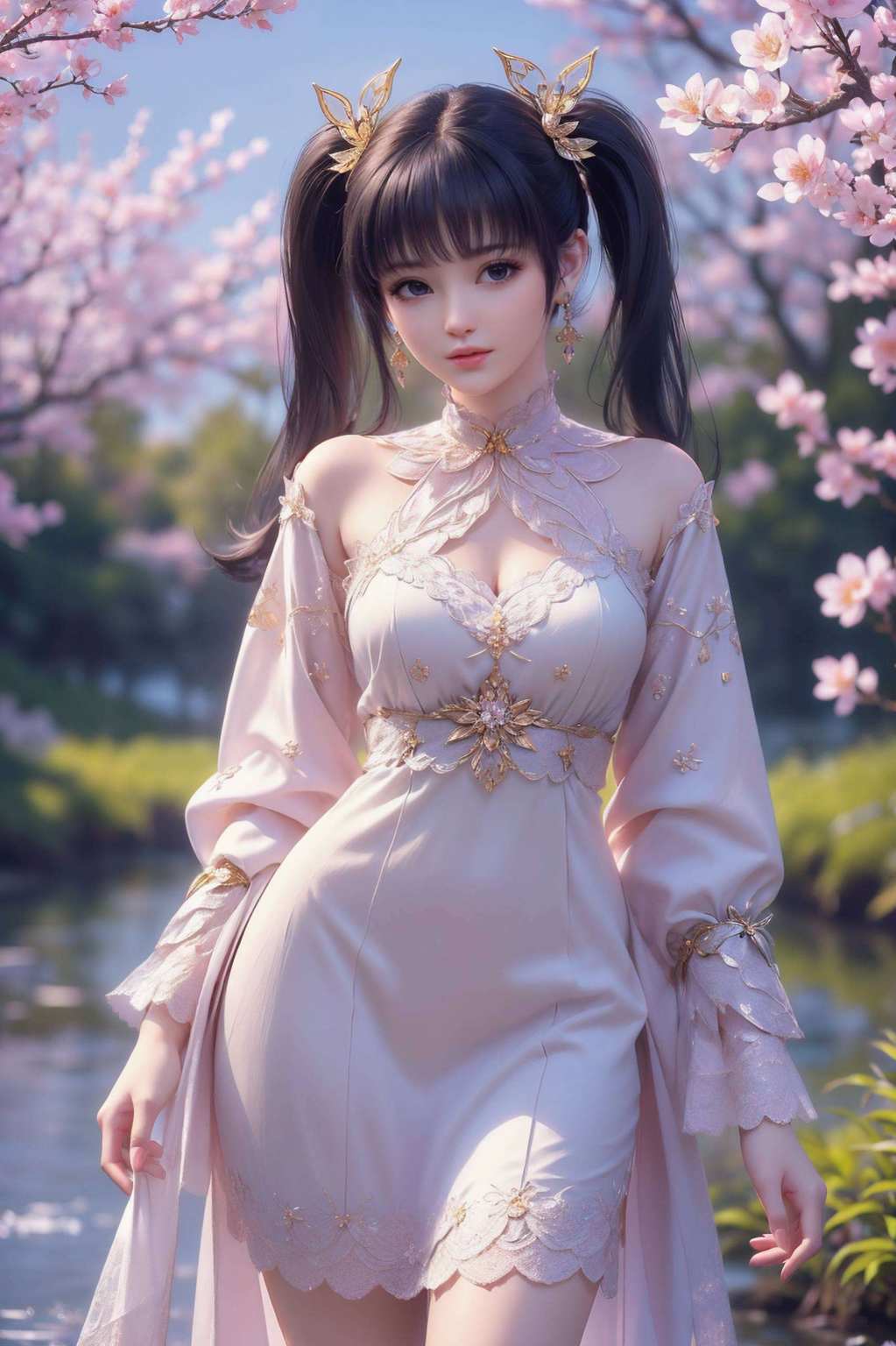 动漫美女映屏紫妍轻裾