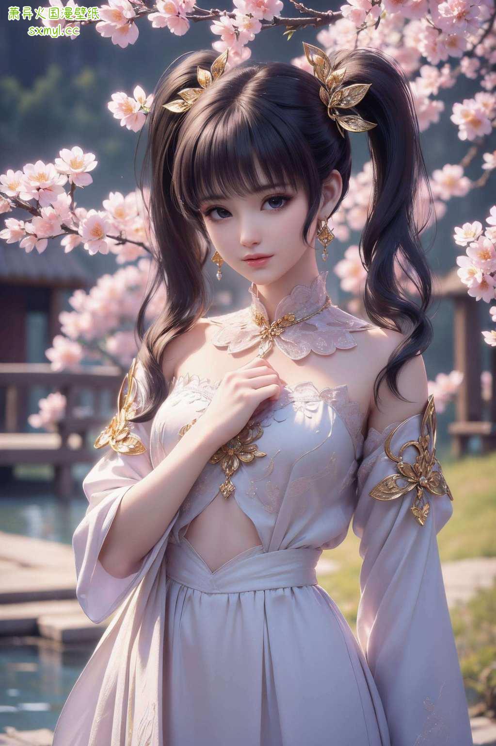 国漫美女风采尽显！每一款壁纸都蕴藏着玄幻世界的魅力紫妍女神翩翩起舞
