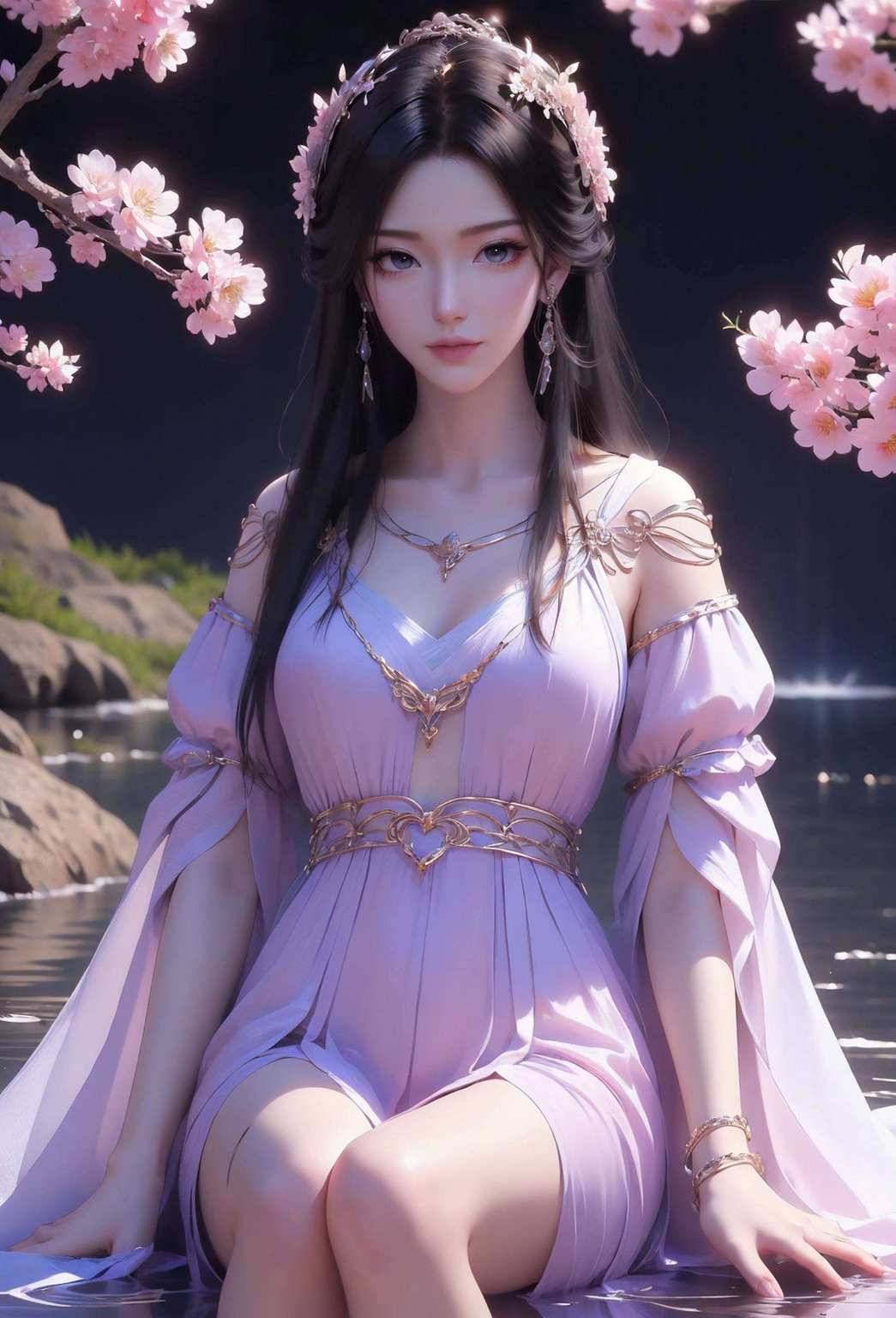 穿梭在国漫的绚丽世界将国漫女神的风采展现得淋漓尽致