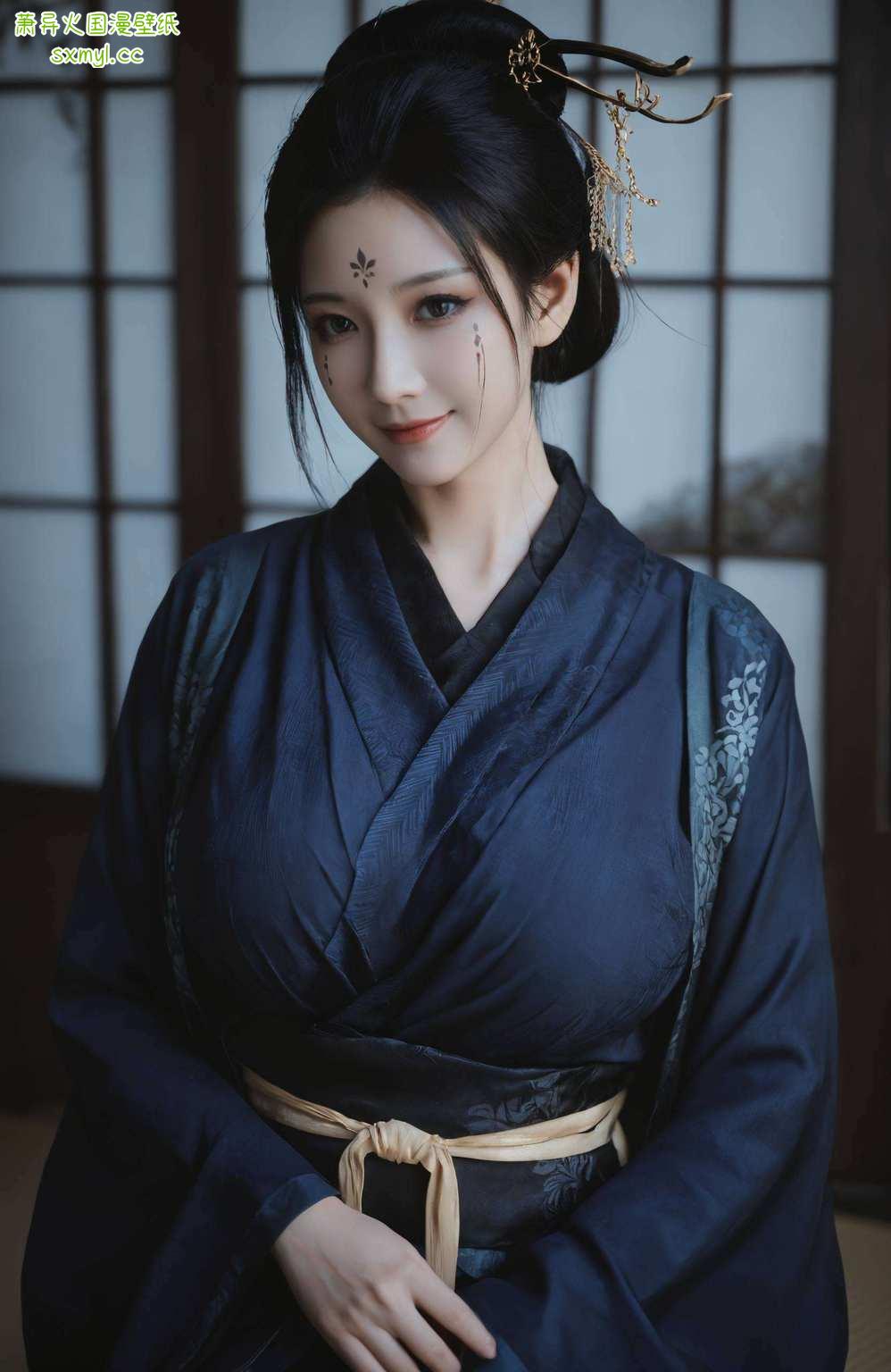 再加上那绚丽的色彩让你的Win10瞬间变身国漫世界！四妹仙子那优雅的身姿
