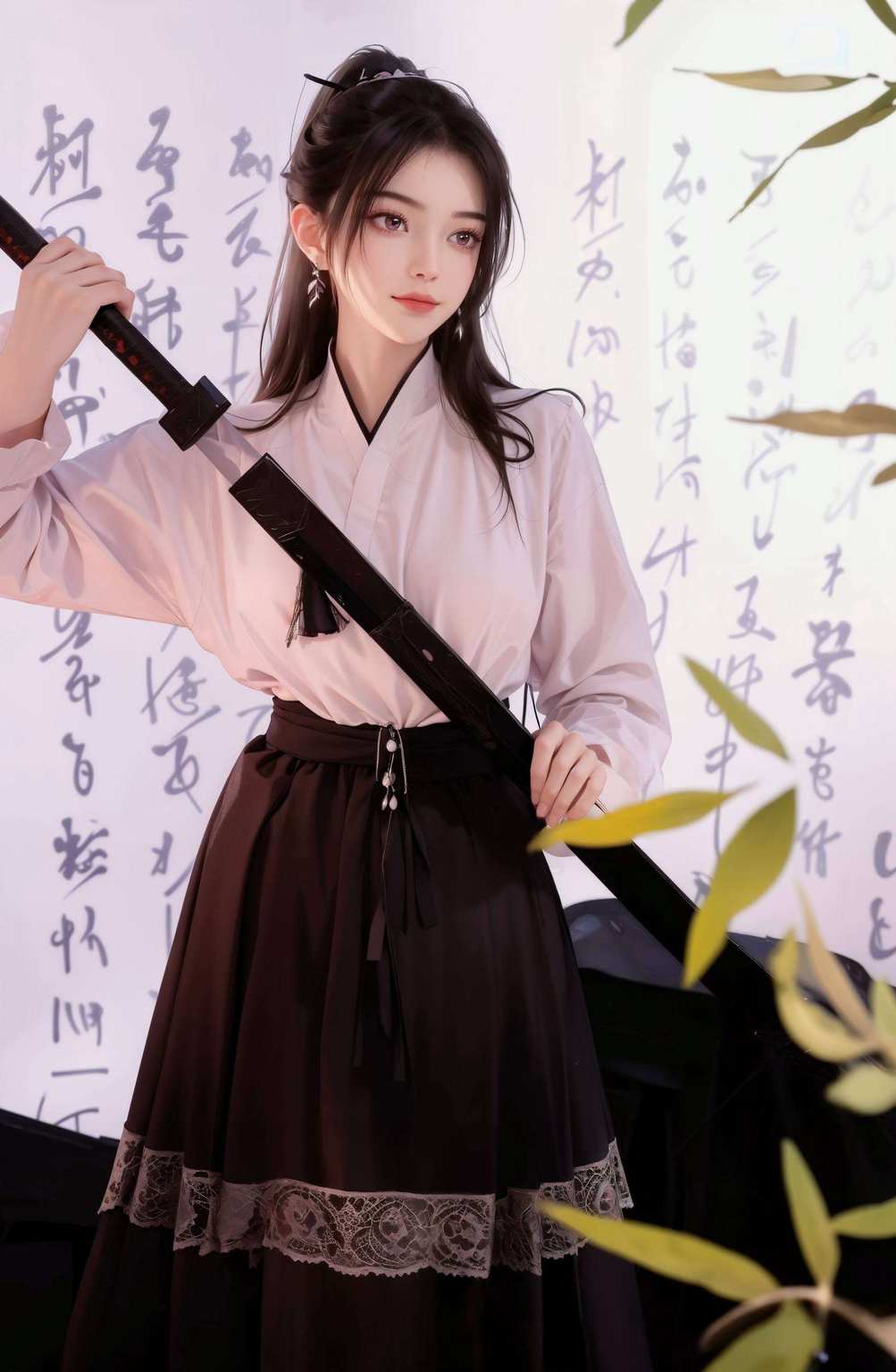 谁说剑仙不能风情万种？这一抹玄幻风情宁姚侧脸凝望
