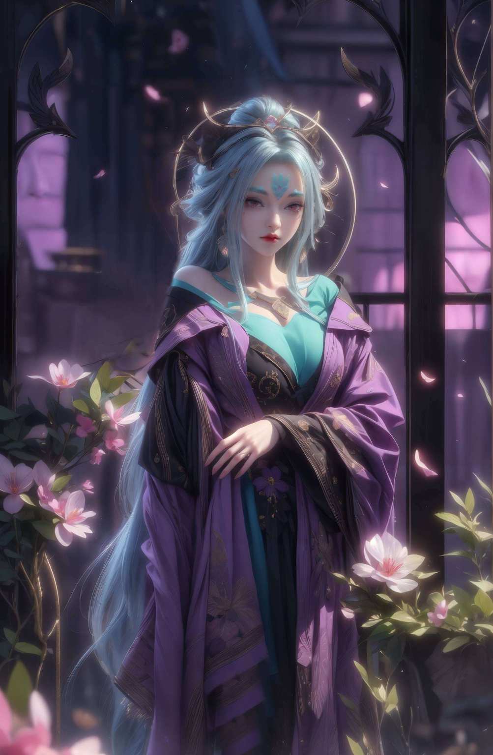 她不仅是个静态的美人儿在奉眠的梦幻世界里