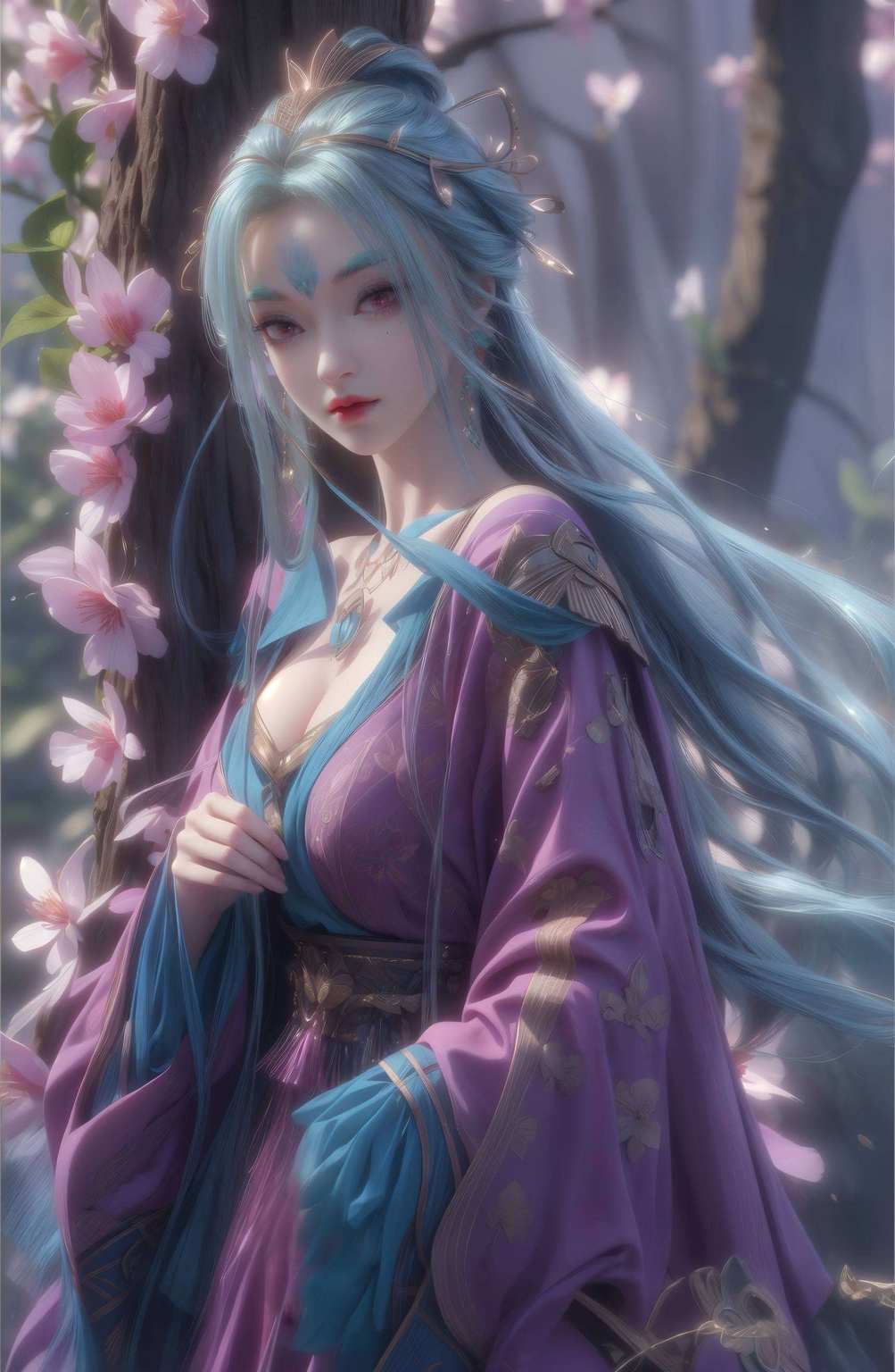 动漫美女们眼神灵动美不胜收！看那奉眠动态壁纸高清