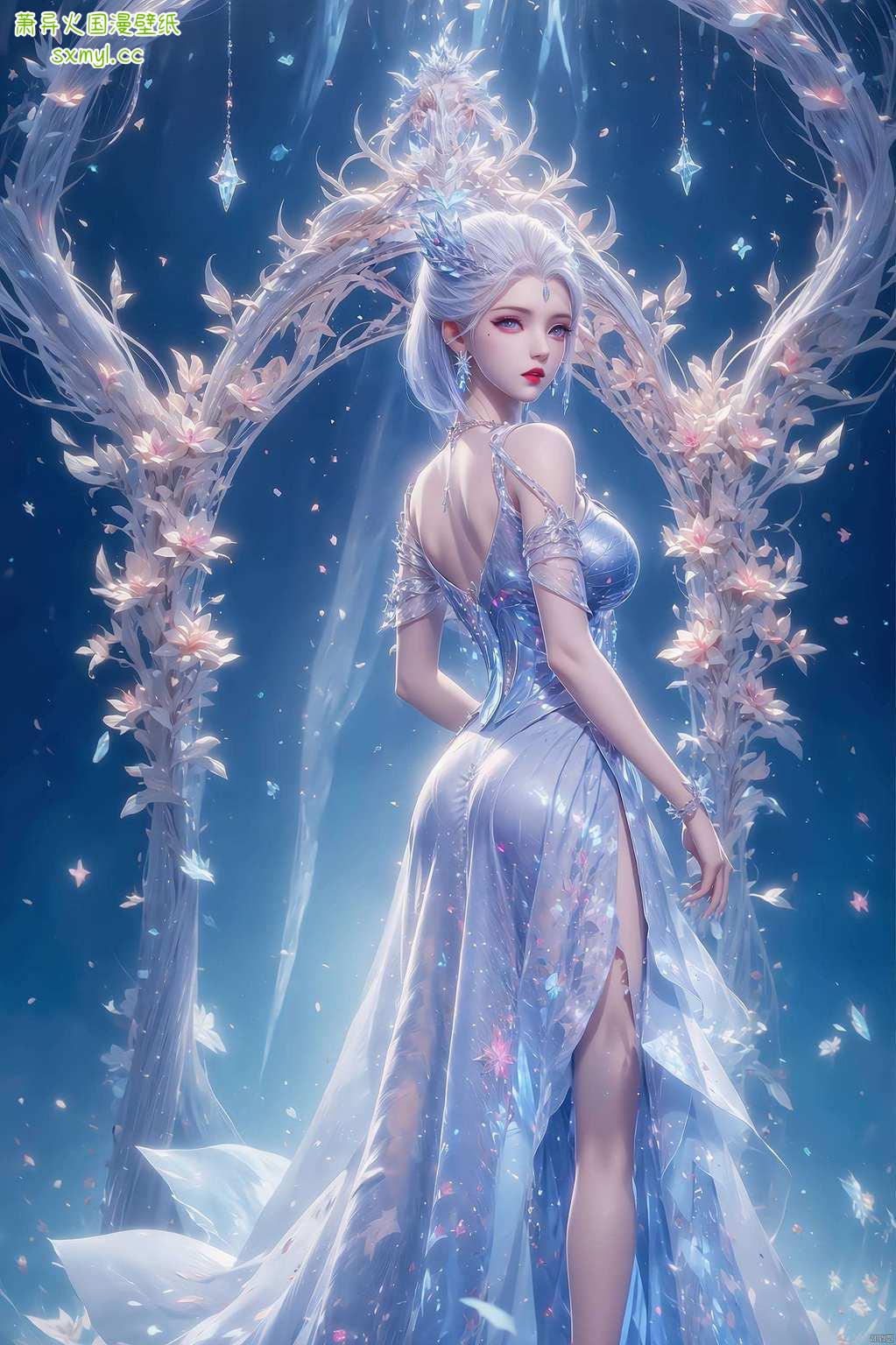 快来感受这份不一样的国漫之美吧！雪女那冰冷却又不失柔美的姿态