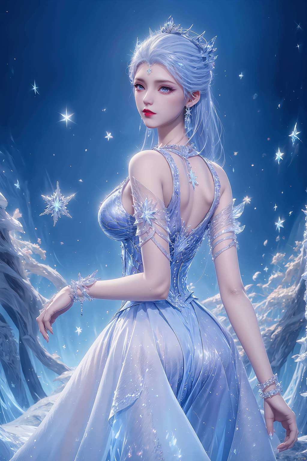 今天给大家带来的是绝世唐门中的绝美雪女壁纸大放送！她是冰肌玉骨、风情万种的雪女不仅拥有令人窒息的美貌