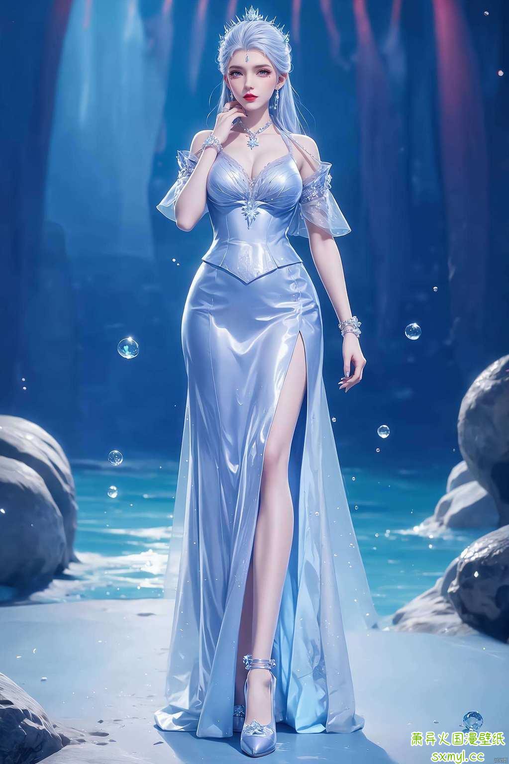 玉颜如霜清丽脱俗