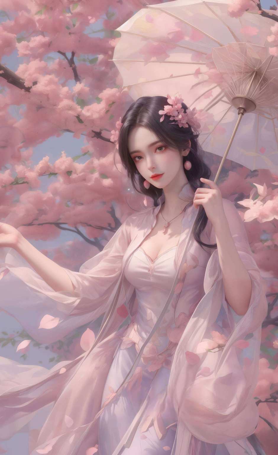 动漫壁纸世界国漫女神风采尽显；君有云壁纸飘渺如烟