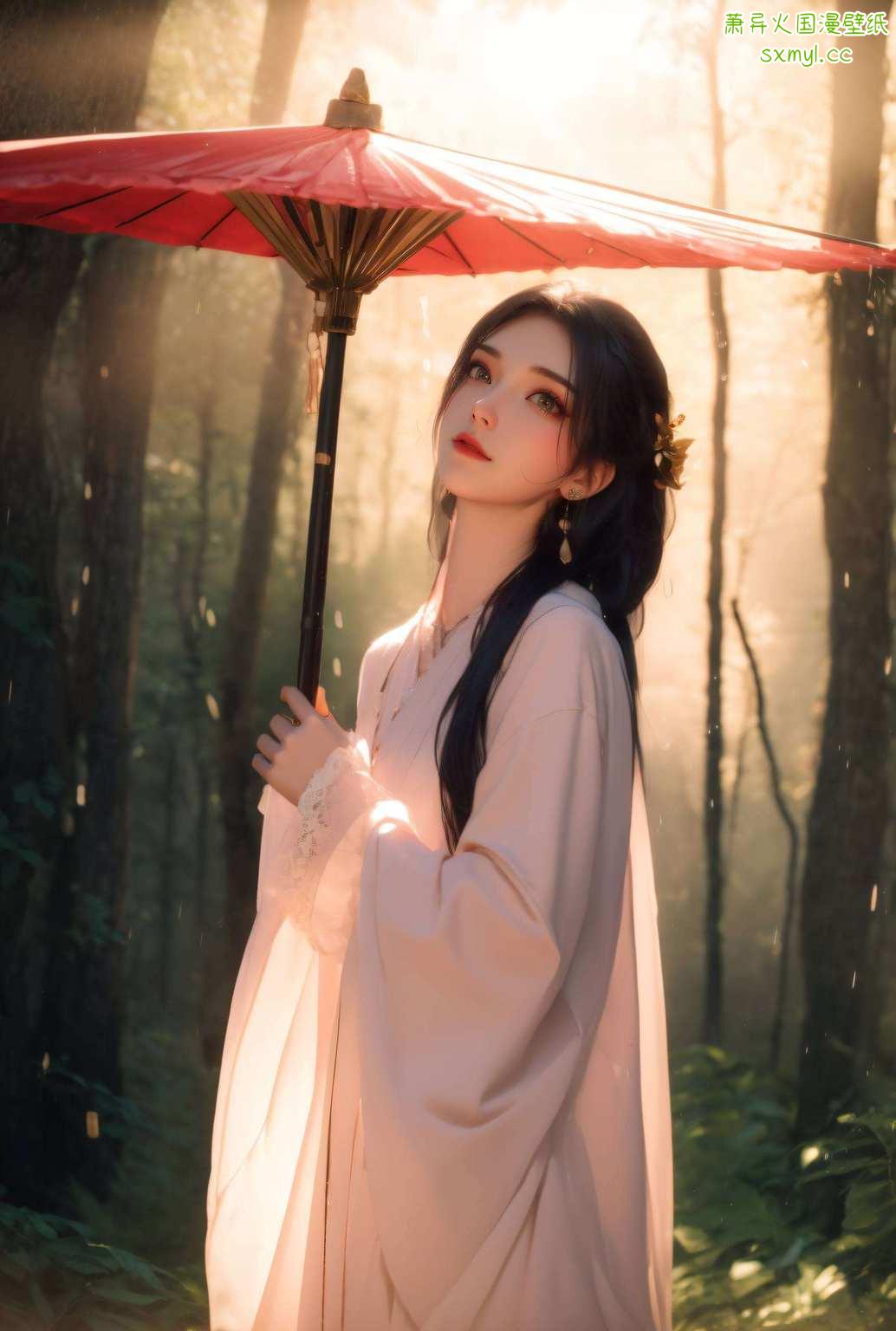 让你的电脑也跟上国漫的潮流！身着紧身衣的高清壁纸