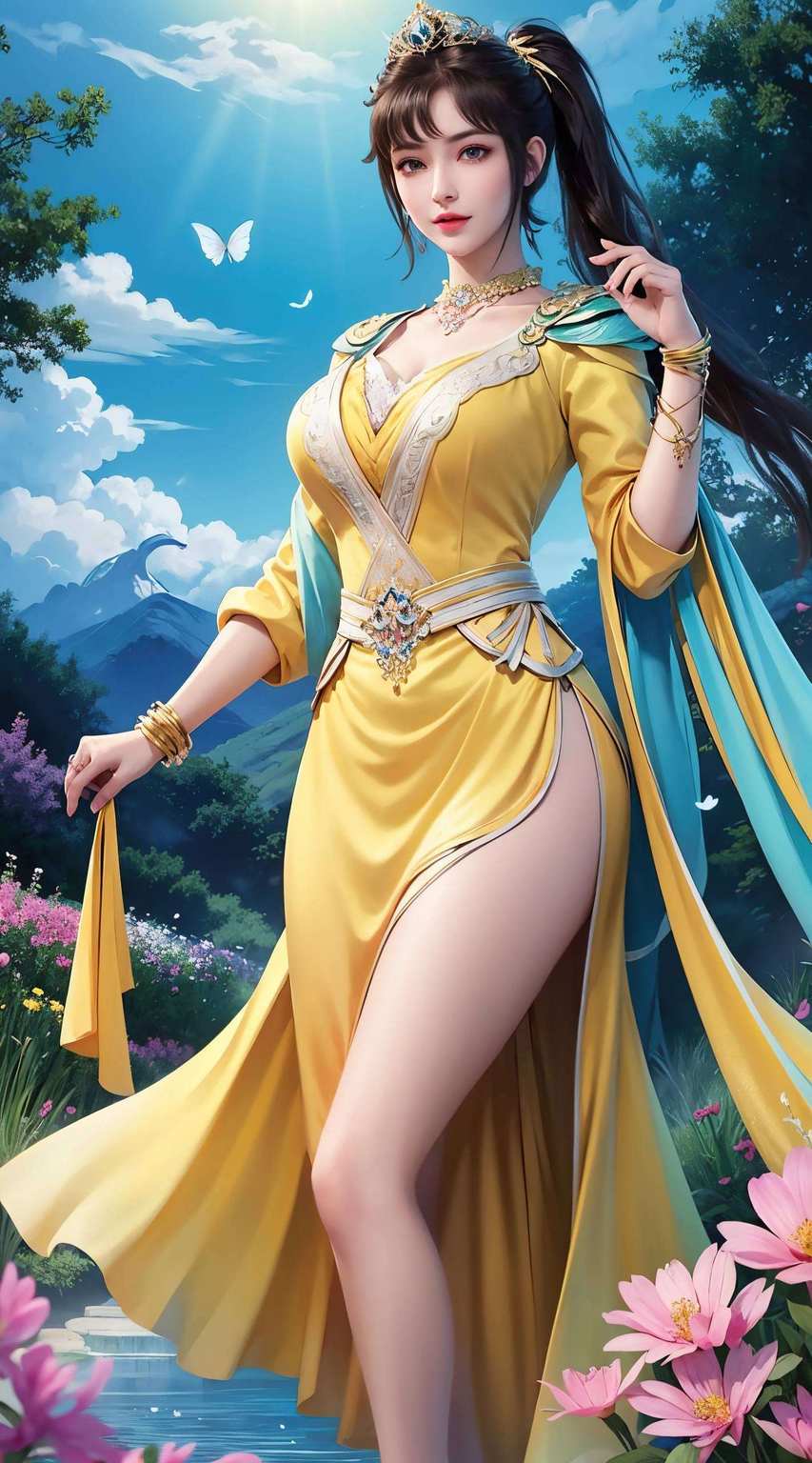 玄幻世界里的国漫女神那双大眼睛电力十足