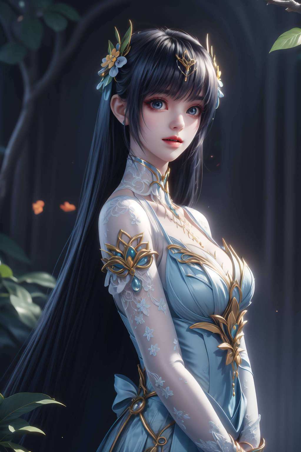 宛若瑶池仙子一览无遗