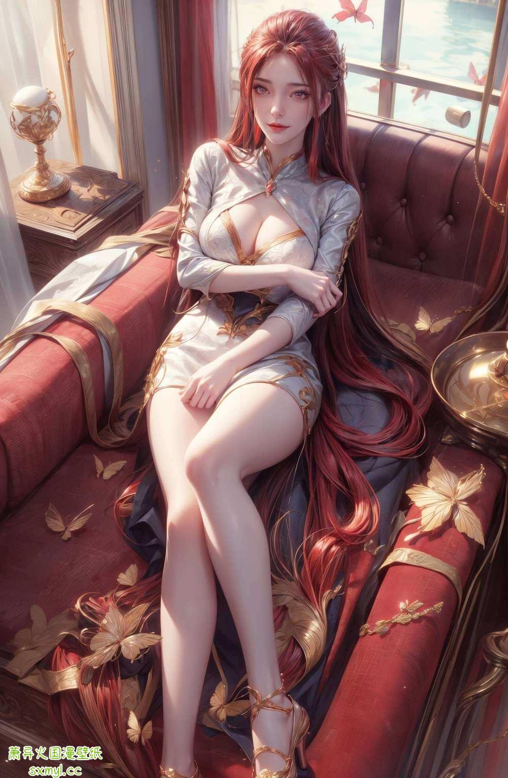 更是国漫女神的完美展现！快来体验这款兼具颜值与玄幻的国漫壁纸今天给大家带来一款绝美的AI绘画壁纸！这款壁纸以国漫界的女神红凰为主题