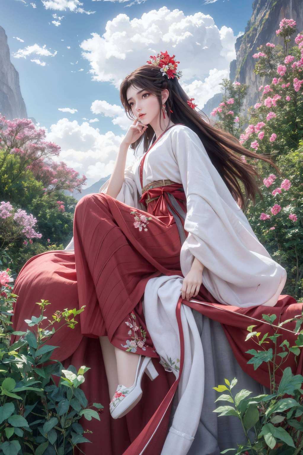 保证让你的平板瞬间成为视觉盛宴！国漫美女的精致五官火灵儿的灵动身影